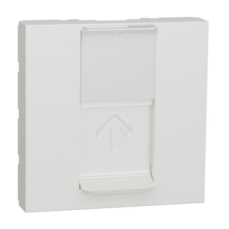 Unica prise pour 1 RJ45 S-One 2 mod Blanc méca seul SCHNEIDER NU941118