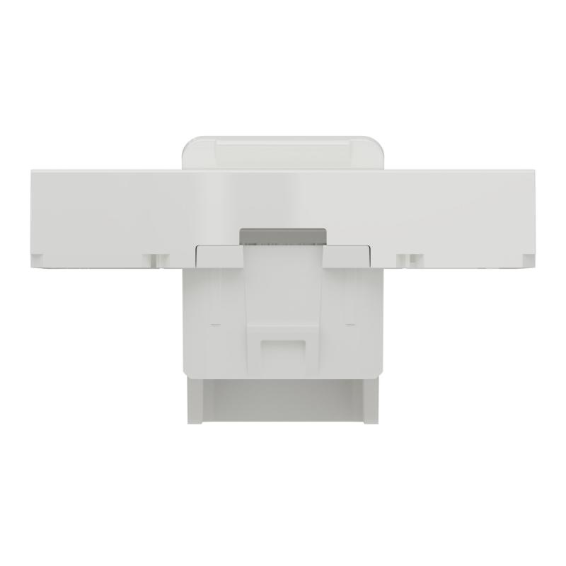 Unica prise pour 1 RJ45 S-One spéciale goulotte 2 mod Blanc méca seul SCHNEIDER NU941118T