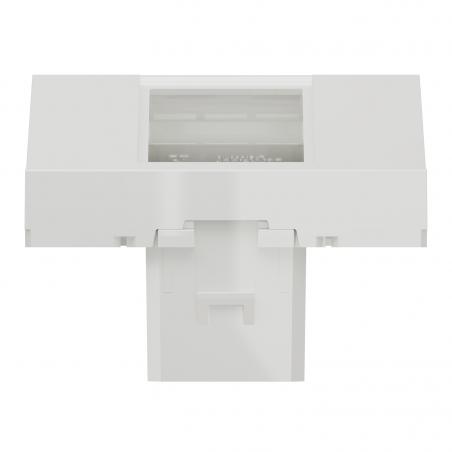 Unica prise pour 1 RJ45 Keystone/Systimax 2 mod incliné Blanc méca seul SCHNEIDER NU946418