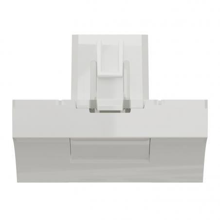 Unica prise pour 1 RJ45 Keystone/Systimax 2 mod incliné Blanc méca seul SCHNEIDER NU946418