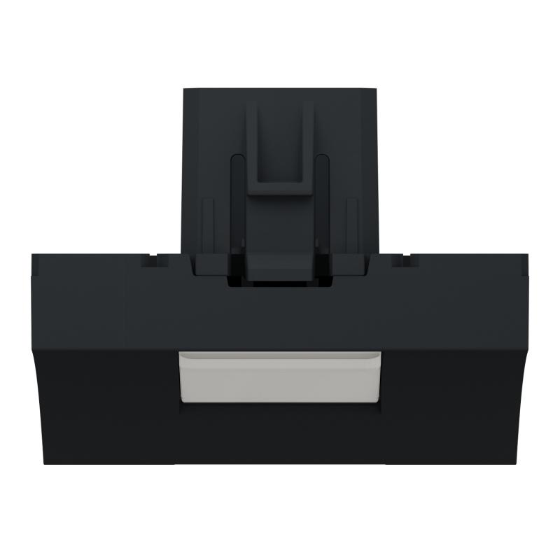 Unica prise pour 1 RJ45 Keystone/Systimax 2 mod incliné Anthra méca seul SCHNEIDER NU946454