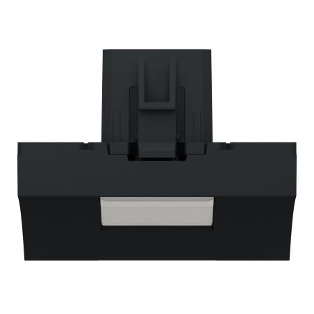 Unica prise pour 1 RJ45 Keystone/Systimax 2 mod incliné Anthra méca seul SCHNEIDER NU946454