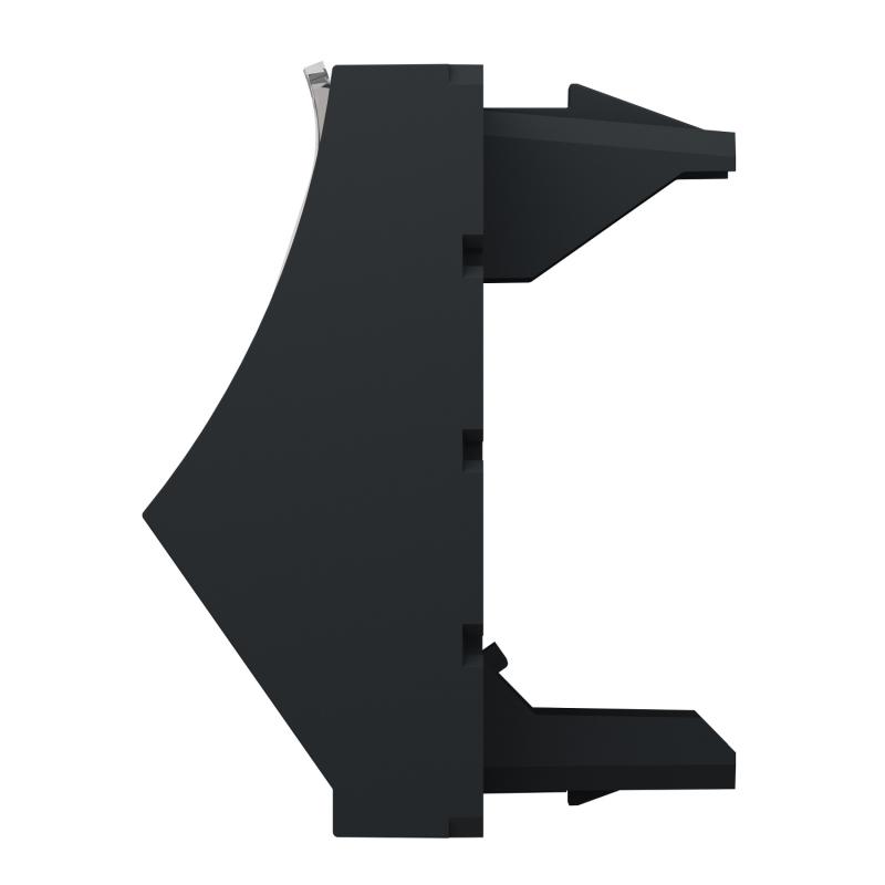 Unica prise pour 1 RJ45 Keystone/Systimax 2 mod incliné Anthra méca seul SCHNEIDER NU946454