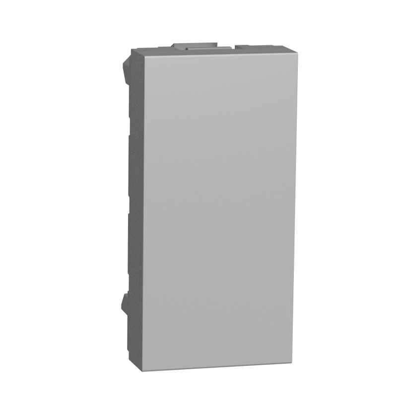 Unica obturateur 1 module Alu mécanisme seul SCHNEIDER NU986530