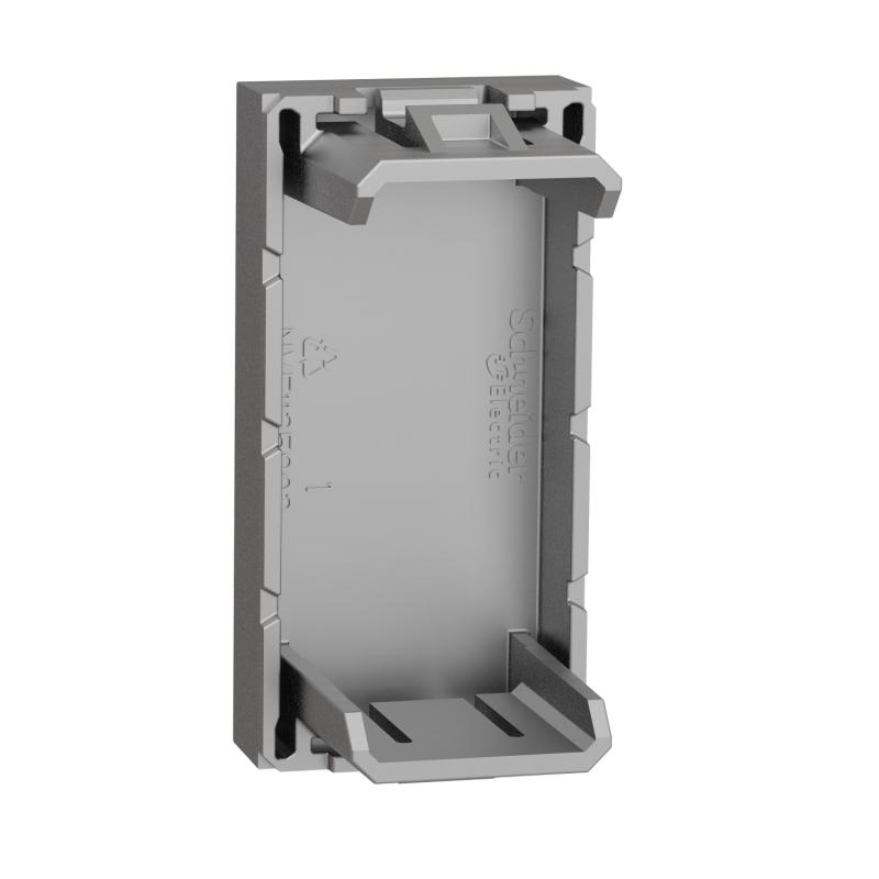 Unica obturateur 1 module Alu mécanisme seul SCHNEIDER NU986530