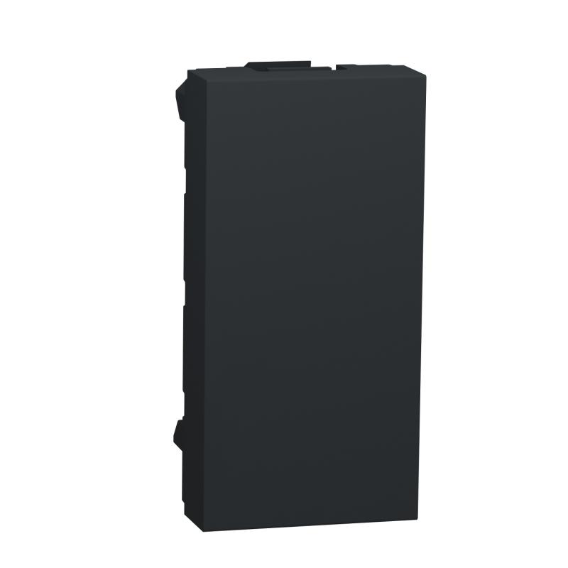 Unica obturateur 1 module Anthracite mécanisme seul SCHNEIDER NU986554