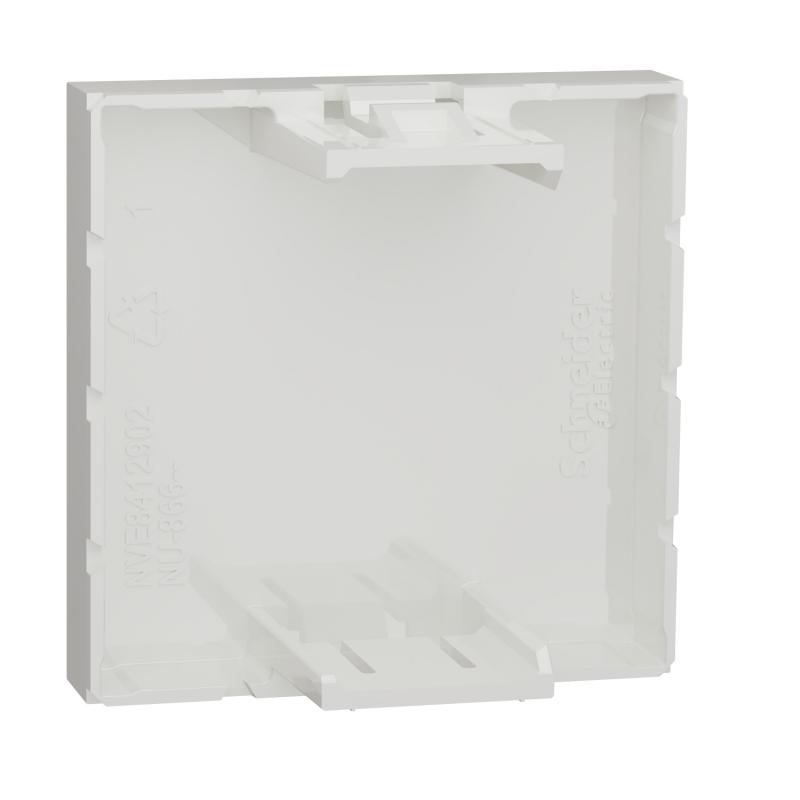 Unica obturateur 2 modules Blanc antimicrobien mécanisme seul SCHNEIDER NU986620