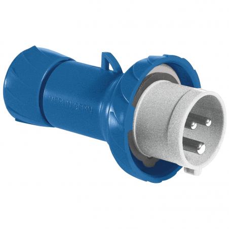 PratiKa fiche mobile industrielle droite 32 A 2P+T 200..250 V CA IP67 SCHNEIDER PKE32M723