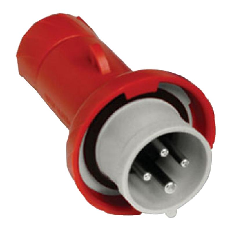 PratiKa fiche mobile industrielle droite 32 A 3P+T 380..415 V CA IP67 SCHNEIDER PKE32M734
