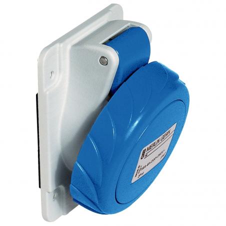 PratiKa socle prise industrielle 32A IP67 230V 3 Pôles à vis SCHNEIDER PKF32F723