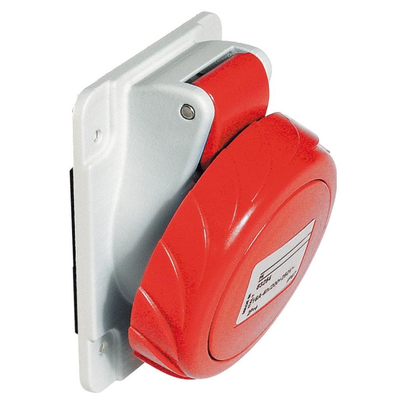 PratiKa socle prise industrielle 32A IP67 380 5P vis SCHNEIDER PKF32F735