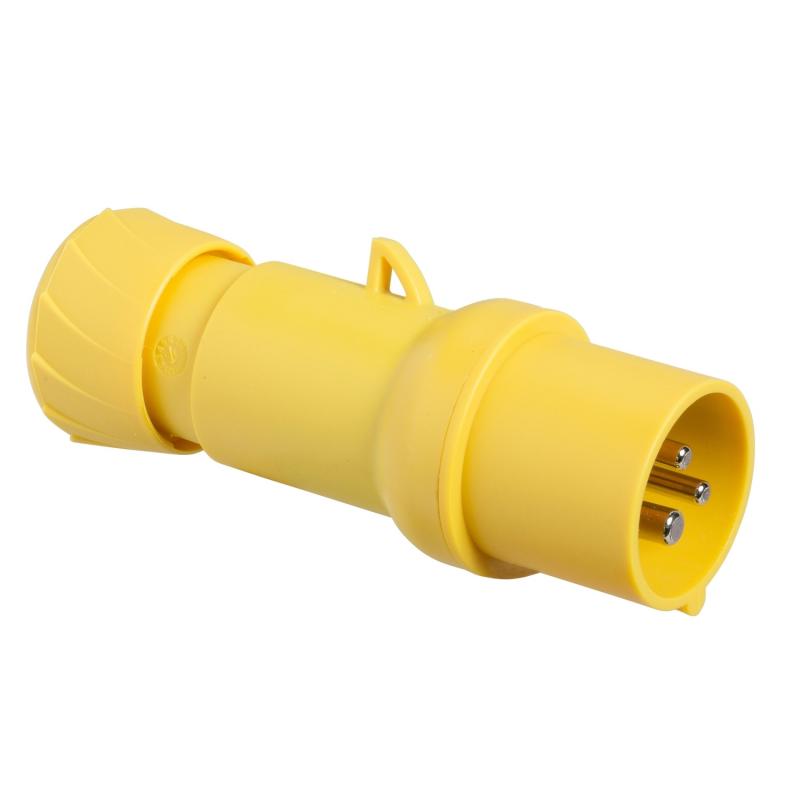 PratiKa fiche mobile industrielle droite 16 A 2P+T 100-130 V CA IP44 SCHNEIDER PKX16M413