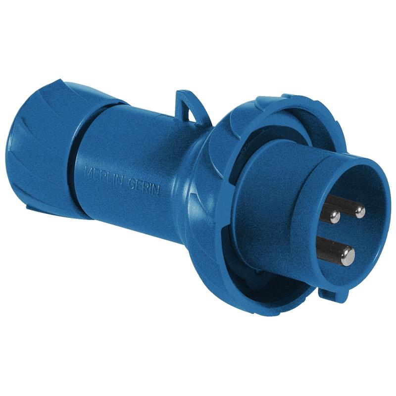 PratiKa fiche mobile industrielle droite 32 A 2P+T 200-250 V CA IP67 SCHNEIDER PKX32M723