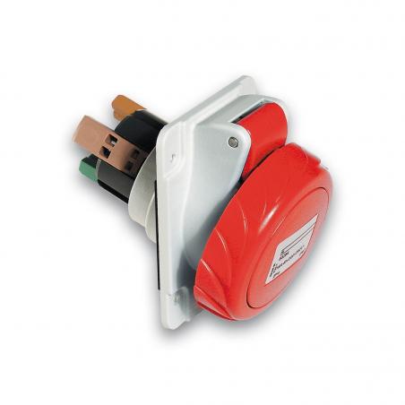 PratiKa socle de prise industrielle coudée 16 A 3P+N+T 380-415 V CA IP67 SCHNEIDER PKY16F735