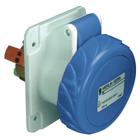 PratiKa socle de prise industrielle droite 16 A 2P+T 200-250 V CA IP67 SCHNEIDER PKY16G723