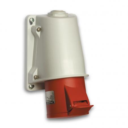 PratiKa socle de prise incliné -32 A 3P+N+T 380-415 V CA en saillie- IP44 SCHNEIDER PKY32W435