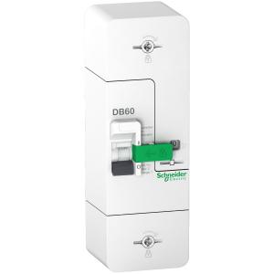 Resi9 DB60 Disjoncteur Branchement 1P+N 60A fixe non différentiel SCHNEIDER R9FN660 2
