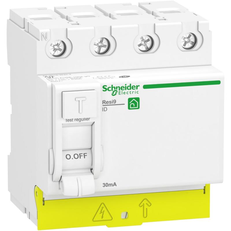 Resi9 XP interrupteur différentiel 4P 40A 30mA Type AC peignable SCHNEIDER R9PRC440