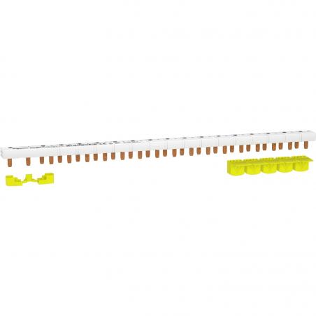 Resi9 XP peigne monobloc 1P+N 63A 18 modules cache dents SCHNEIDER R9PXH218