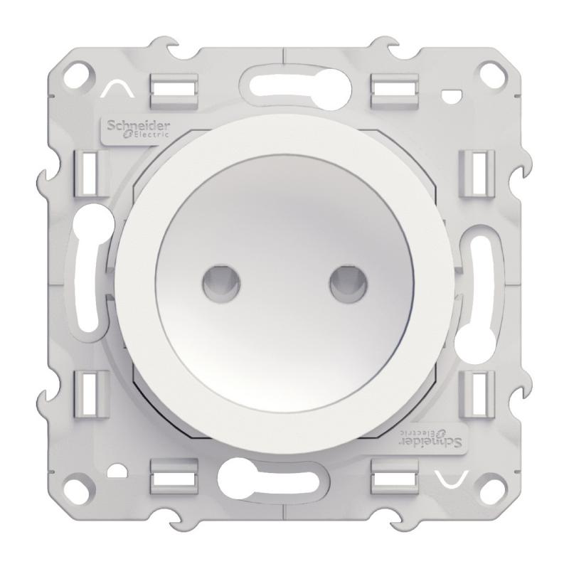 Odace prise de courant 2P à vis connexion rapide SCHNEIDER