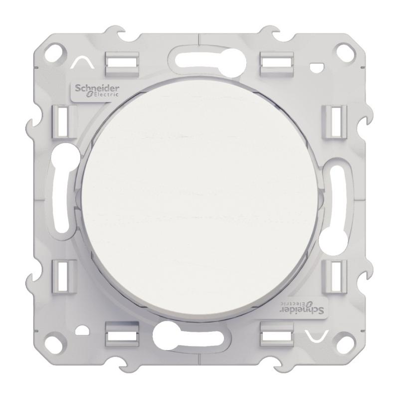 Va et vient lumineux Blanc 10 A à vis LED orange 1 5 mA local. ou temoin ODACE SCHNEIDER S520263
