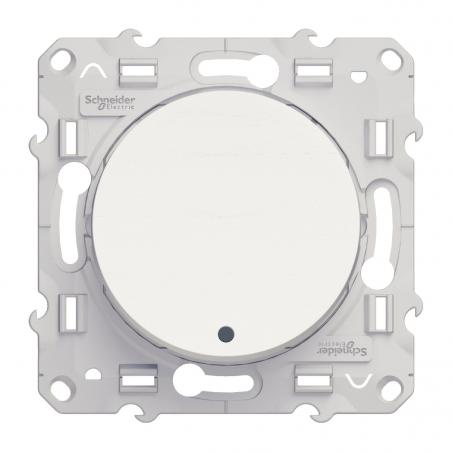Odace poussoir lumineux 10 A à vis LED bleu 0 15 mA localisation SCHNEIDER