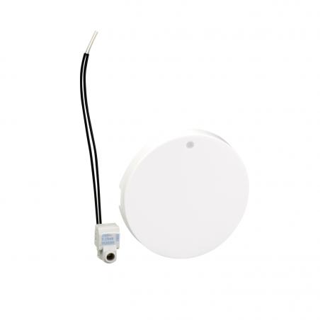 Odace enjoliveur Blanc livré avec 1 LED bleu 0 15 mA connexion par câble SCHNEIDER S520297
