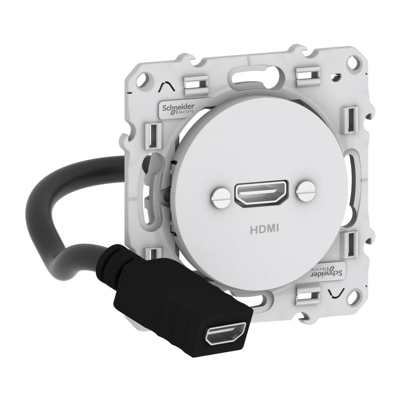 ODACE PRISE HDMI TYPE A BLANC SCHNEIDER S520462