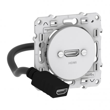 ODACE PRISE HDMI TYPE A BLANC SCHNEIDER S520462