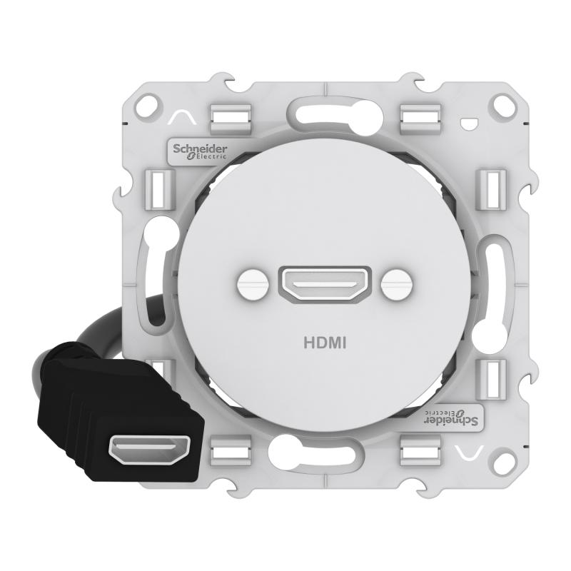 ODACE PRISE HDMI TYPE A BLANC SCHNEIDER S520462
