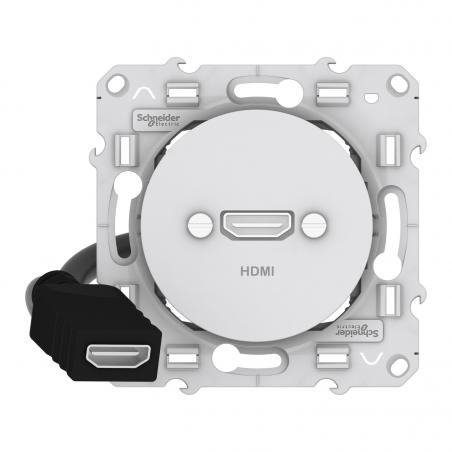 ODACE PRISE HDMI TYPE A BLANC SCHNEIDER S520462