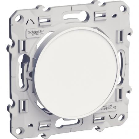 Obturateur Blanc à vis ODACE SCHNEIDER S520666