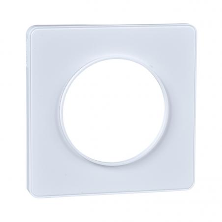 Odace Touch plaque Blanc horiz. ou vert. entraxe 71mm SCHNEIDER