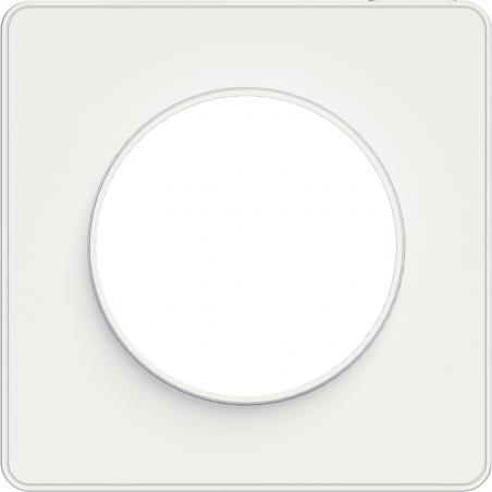 Odace Touch plaque Blanc horiz. ou vert. entraxe 71mm SCHNEIDER