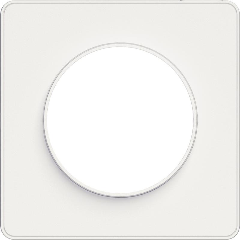 Odace Touch plaque Blanc horiz. ou vert. entraxe 71mm SCHNEIDER