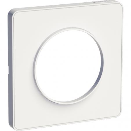 Odace Touch plaque Blanc horiz. ou vert. entraxe 71mm SCHNEIDER
