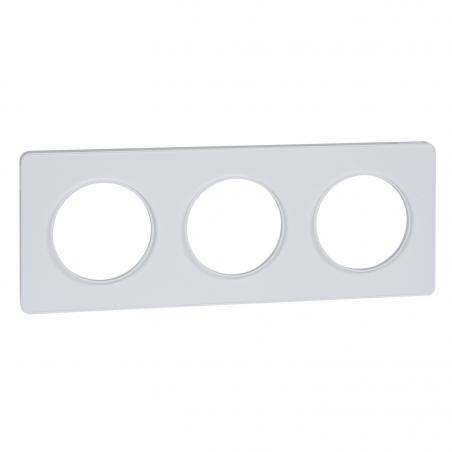 Odace Touch plaque Blanc horiz. ou vert. entraxe 71mm SCHNEIDER