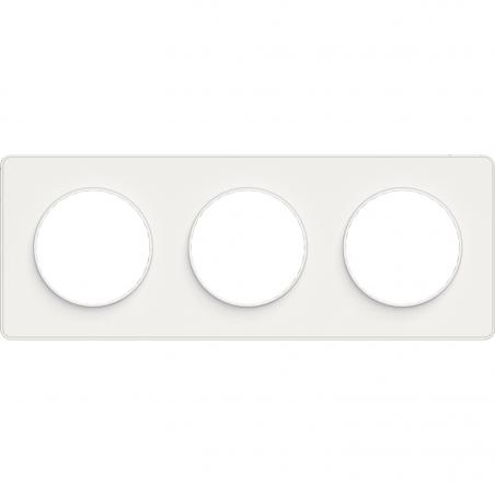 Odace Touch plaque Blanc horiz. ou vert. entraxe 71mm SCHNEIDER