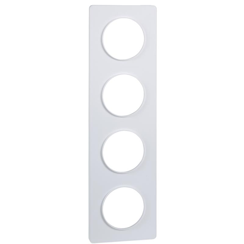 Odace Touch plaque Blanc horiz. ou vert. entraxe 71mm SCHNEIDER
