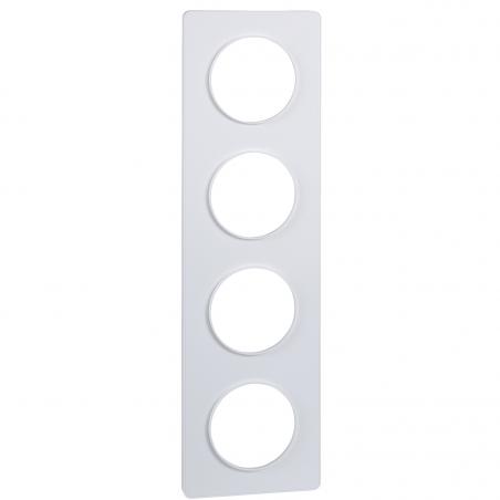 Odace Touch plaque Blanc horiz. ou vert. entraxe 71mm SCHNEIDER