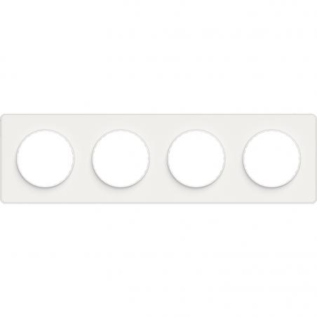 Odace Touch plaque Blanc horiz. ou vert. entraxe 71mm SCHNEIDER