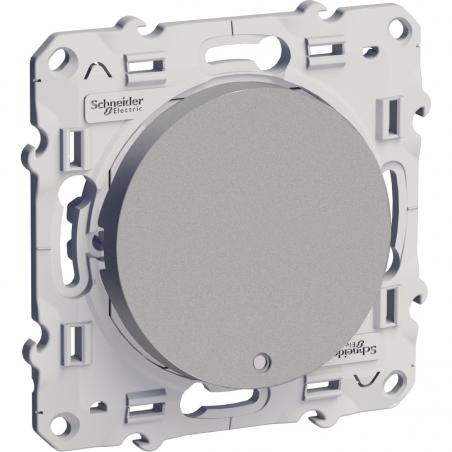 Odace poussoir lumineux 10 A à vis LED bleu 0 15 mA localisation SCHNEIDER