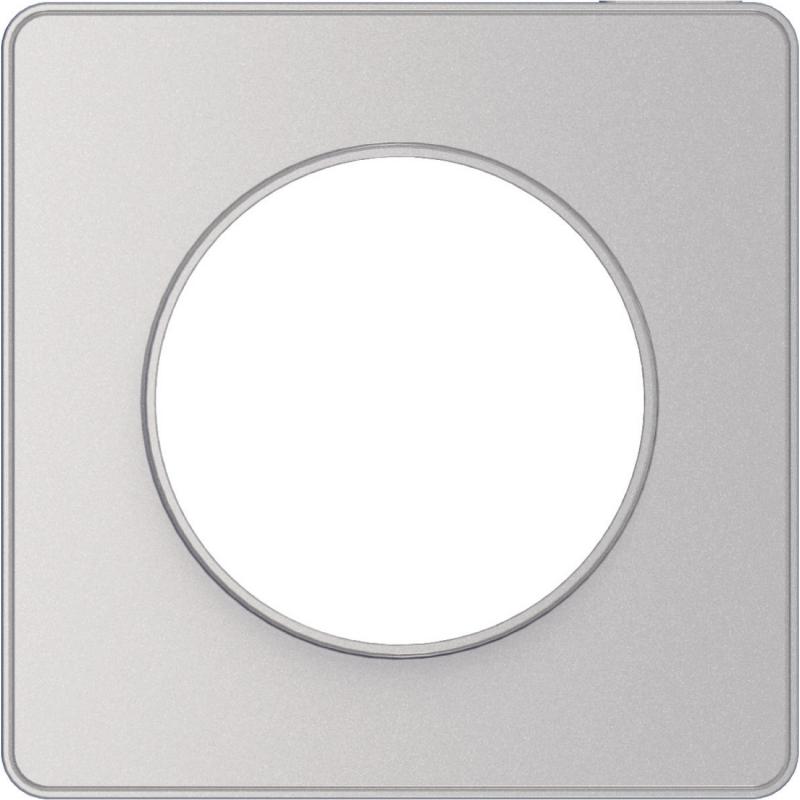 Odace Touch plaque de finition 1 poste Alu SCHNEIDER S530802