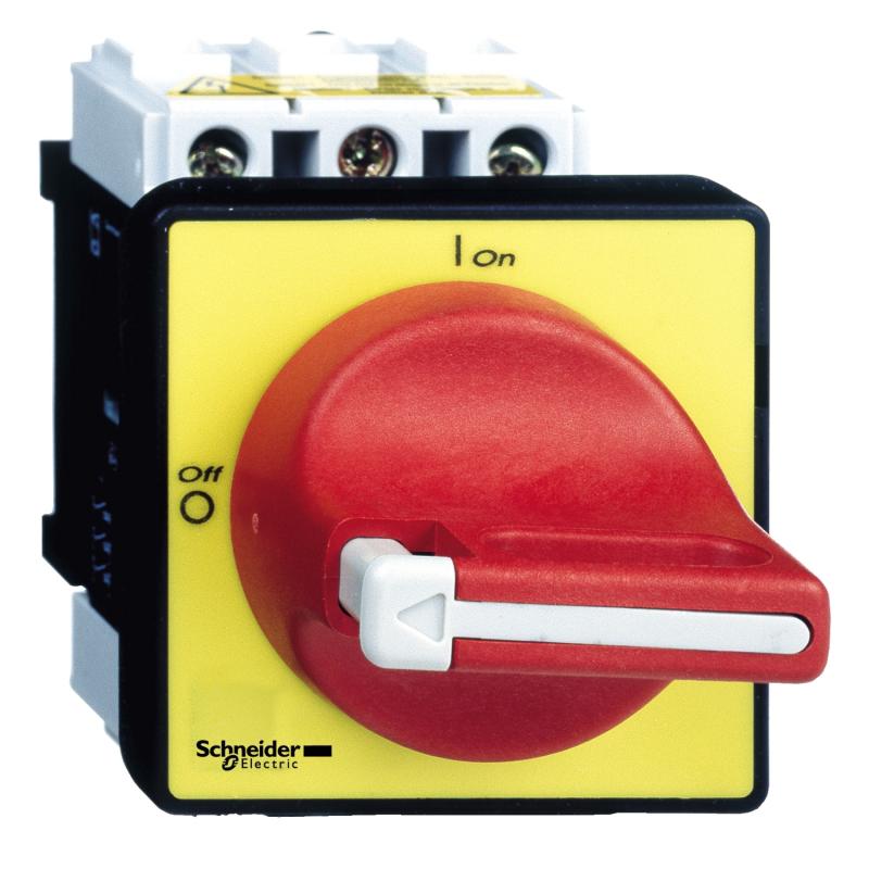 Interrupteur-sectionneur TeSys VCF 3 Pôles 690V 20A poignée rouge cadenassable SCHNEIDER VCF01