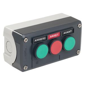 Harmony boite 3 boutons poussoirs diam. 22 vert /rouge /vert SCHNEIDER XALD311 2