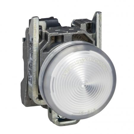 Harmony XB4 voyant lumineux DEL diam. 22 blanc 24V vis étrier SCHNEIDER XB4BVB1