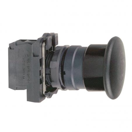Harmony XB5 bouton poussoir à impulsion coup de poing diam. 40 noir 1F vis SCHNEIDER XB5AC21