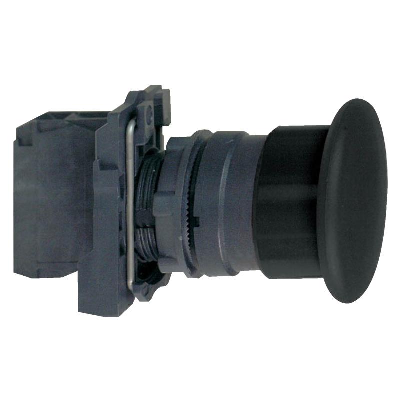 Harmony XB5 bouton poussoir à impulsion coup de poing diam. 40 noir 1F vis SCHNEIDER XB5AC21