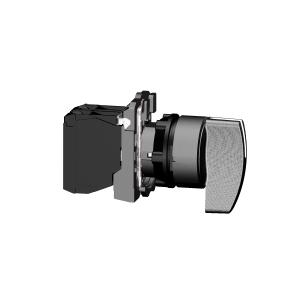 Harmony XB5 bouton tournant à crosse diam. 22 3 pos fix noir 2F vis étr SCHNEIDER XB5AJ33 2