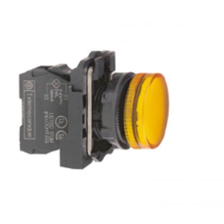 Harmony XB5 voyant lumineux DEL diam. 22 orange 24V vis étrier SCHNEIDER XB5AVB5
